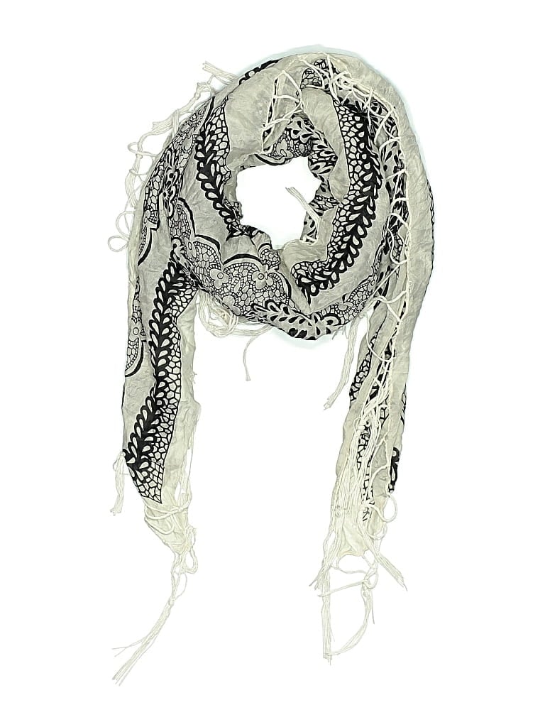 Pre-owned Unbranded Scarf In White