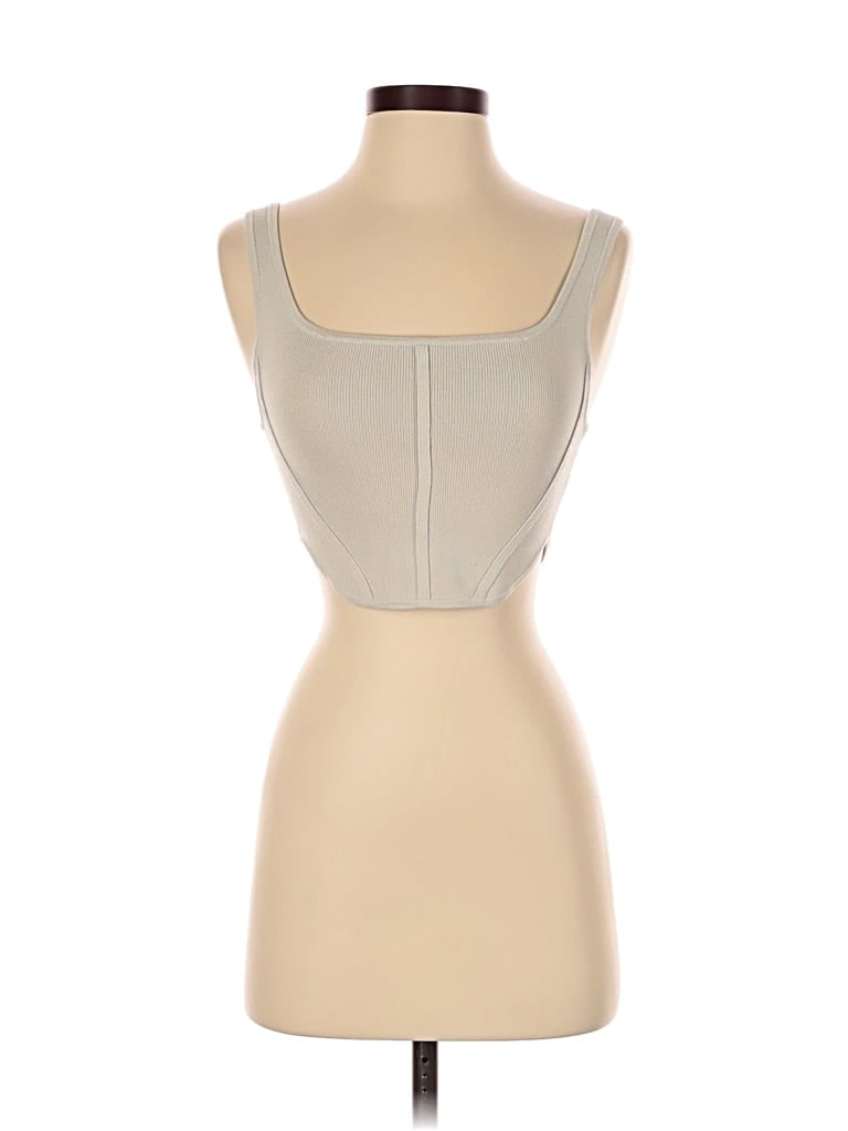 Pre-owned Babaton Cardigan Sweater In White