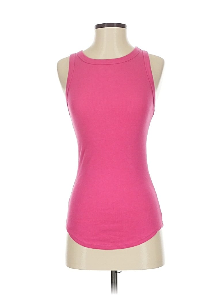 Pre-owned A New Day Tank Top Pink Halter Neckline Tops
