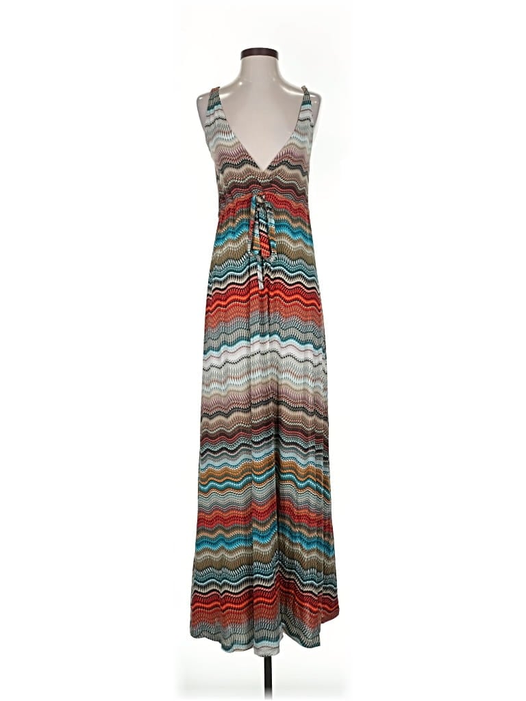 Pre-owned Veronica M Casual Dress In Brown