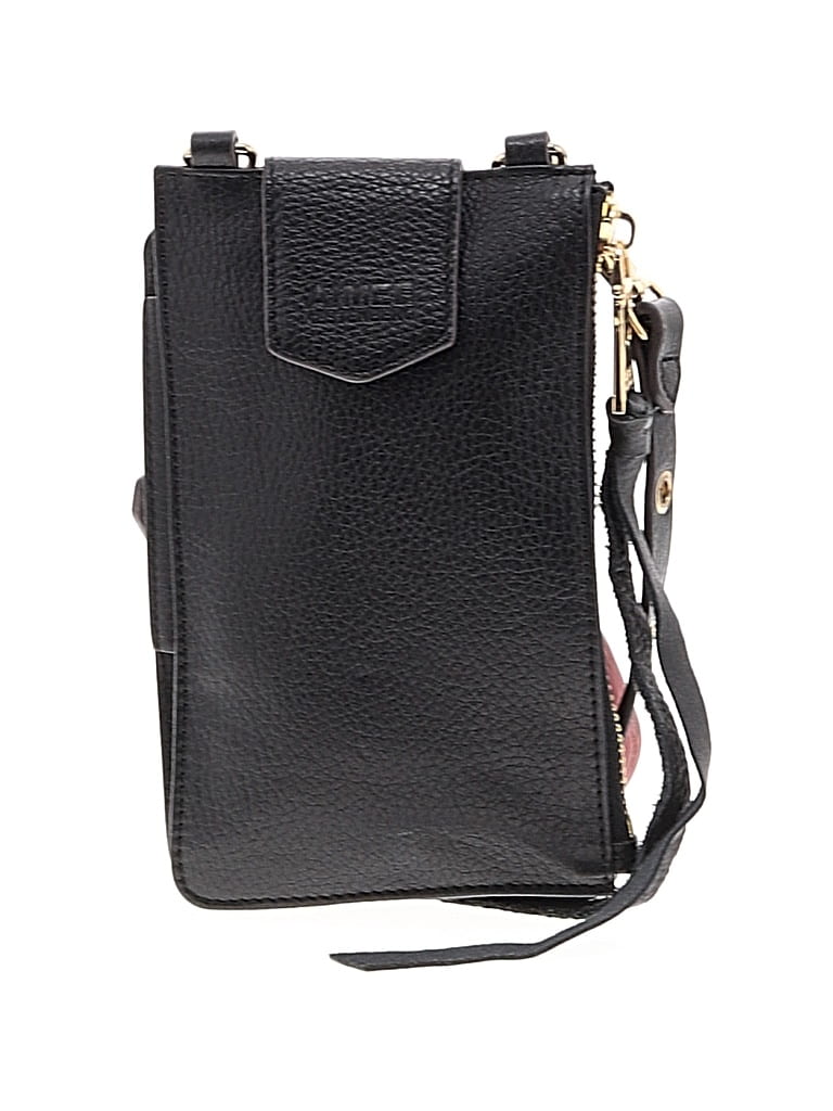 Pre-owned Aimee Kestenberg Leather Crossbody Bag In Black
