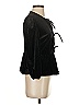 MNG Black 3/4 Sleeve Blouse Size 2 - photo 4