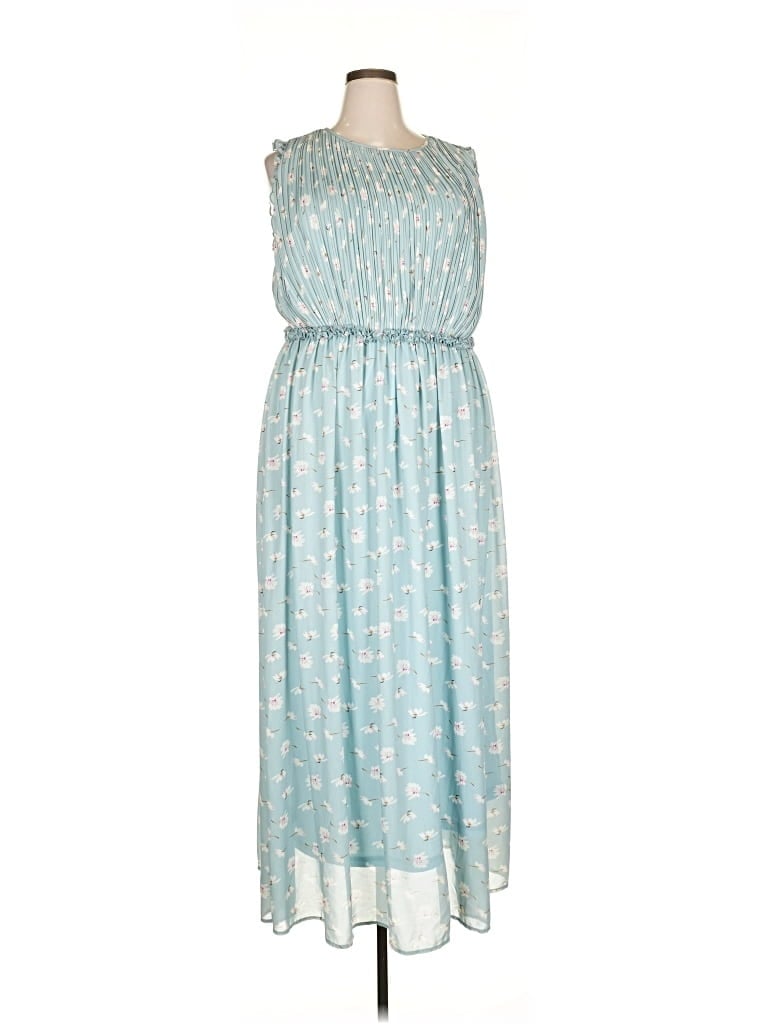 Pre-owned Unique21 Casual Dress In Blue