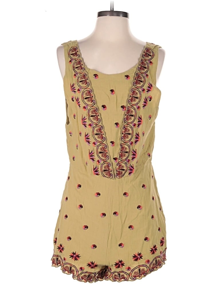 Pre-owned Free People Romper In Yellow