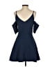 Keepsake Solid Blue Casual Dress Size S - photo 2