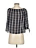 Paige 100% Cotton Black 3/4 Sleeve Blouse Size S - photo 2