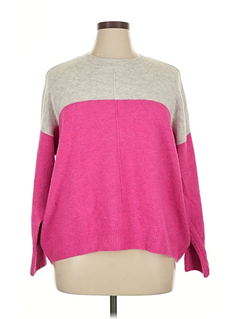 Pre-owned Vince Camuto Pullover Sweater In Pink