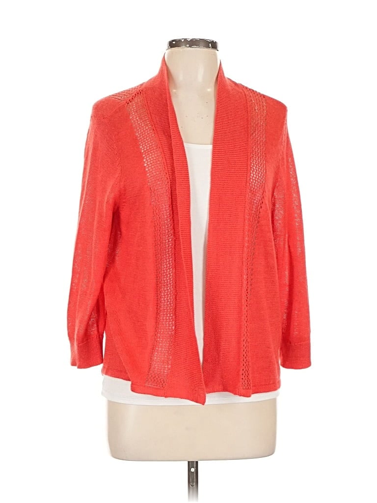 Pre-owned Chico's Kimono In Red