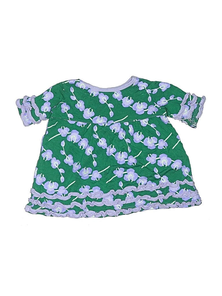 Pre-owned Kickee Pants Kids' Dress In Green