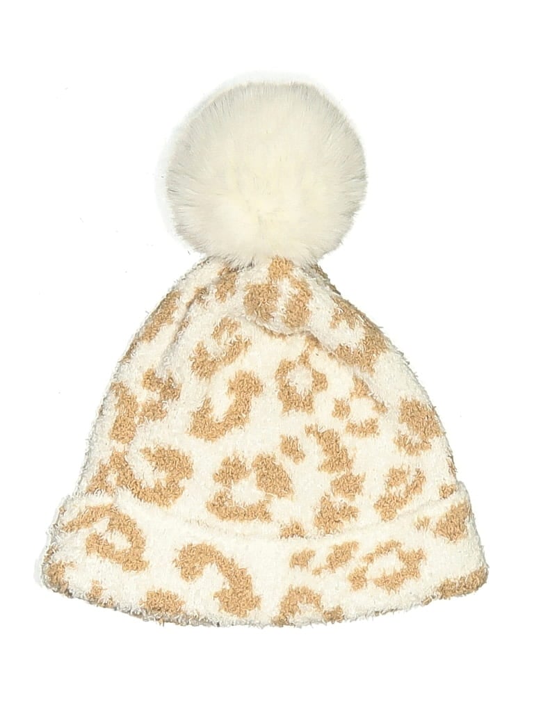 Pre-owned Assorted Brands Beanie Hat In Brown