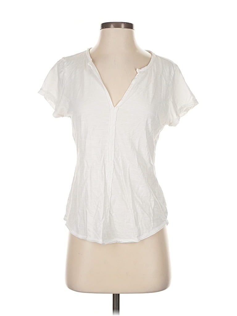 Pre-owned Pilcro Short Sleeve T-shirt In White