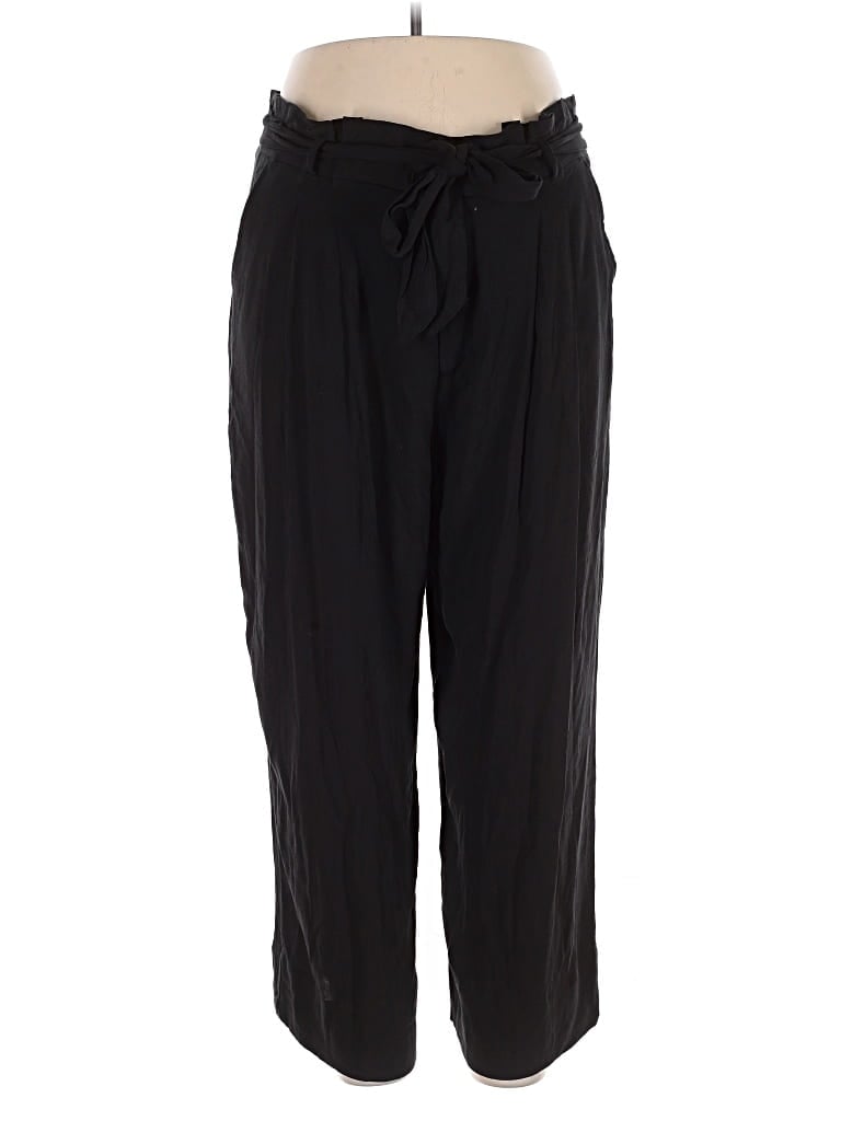 Pre-owned H By Halston Casual Pants In Black