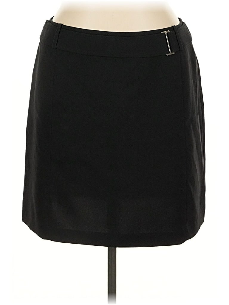 Pre-owned New York And Company Casual Skirt In Black