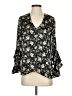 Vince Camuto 100% Polyester Black 3/4 Sleeve Blouse Size XS - photo 1