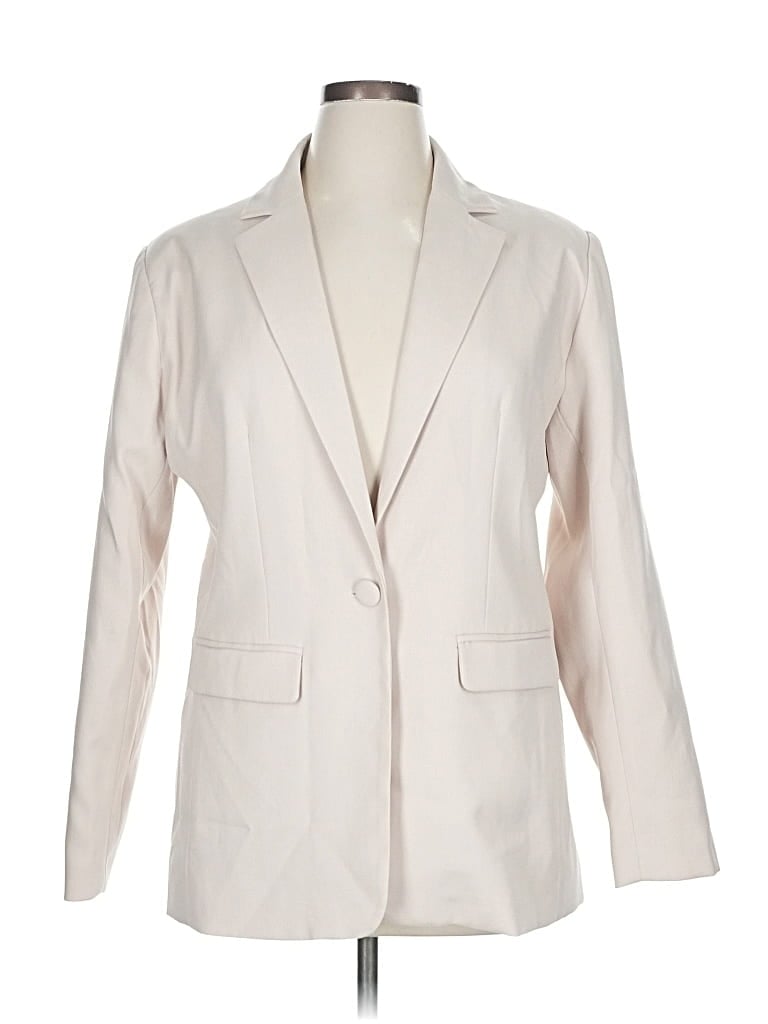 Pre-owned Assorted Brands Blazer Jacket In White