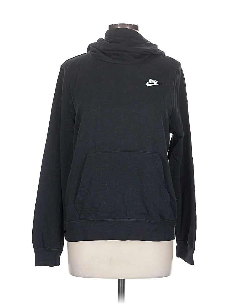 Pre-owned Nike Pullover Hoodie In Black