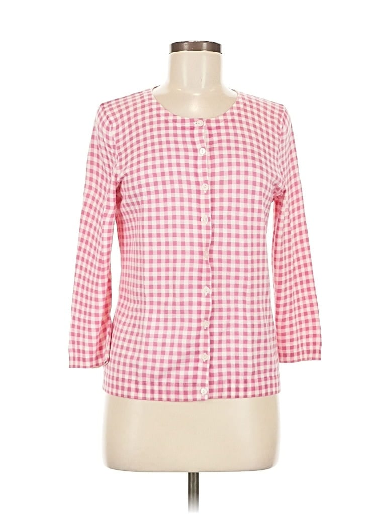 Pre-owned Talbots Cardigan Sweater In Pink