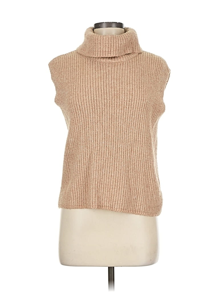 Pre-owned Rachel Zoe Tjx Turtleneck Sweater In Brown