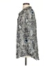 Calypso St. Barth Paisley Silver Long Sleeve Blouse Size S - photo 5