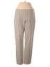 Theory Houndstooth Checkered-gingham Plaid Tan Casual Pants Size 2 - photo 1