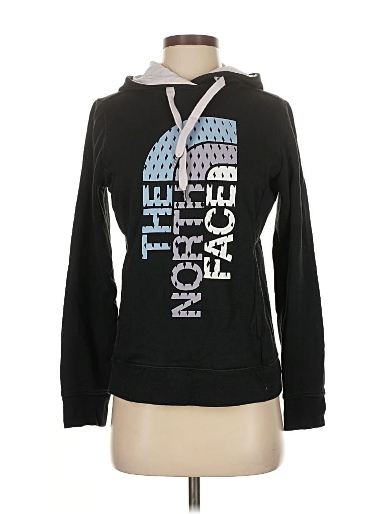 Pre-owned The North Face Pullover Hoodie In Black