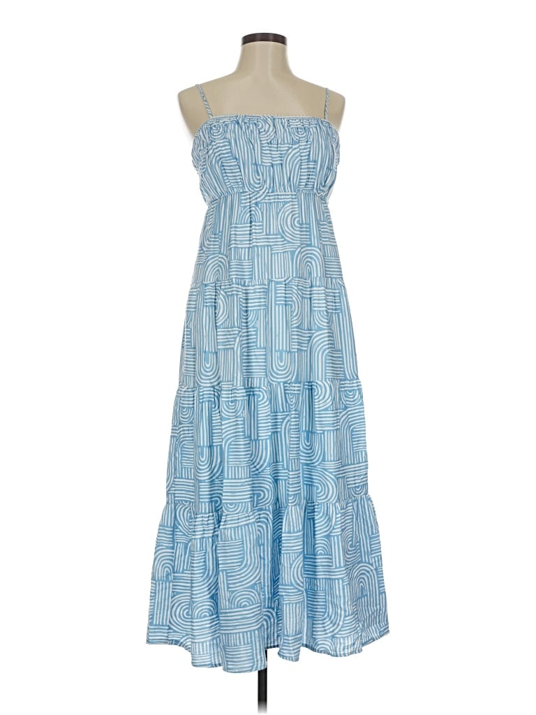 Pre-owned Blu Pepper Casual Dress In Blue
