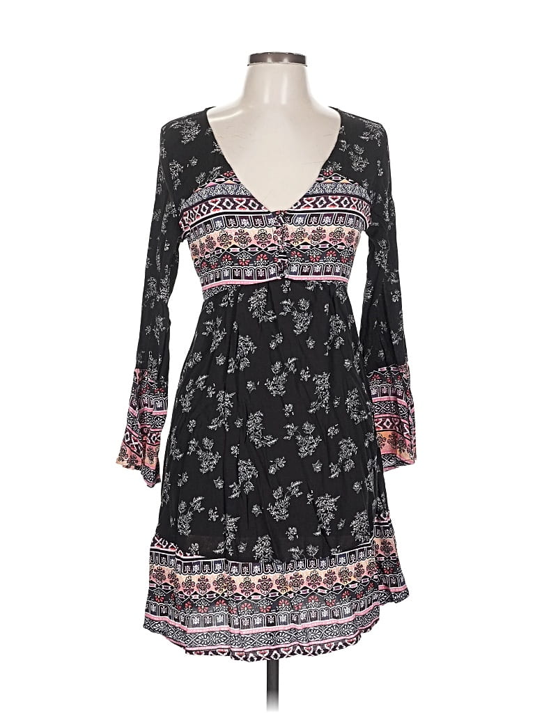 Pre-owned Eyeshadow Casual Dress In Black