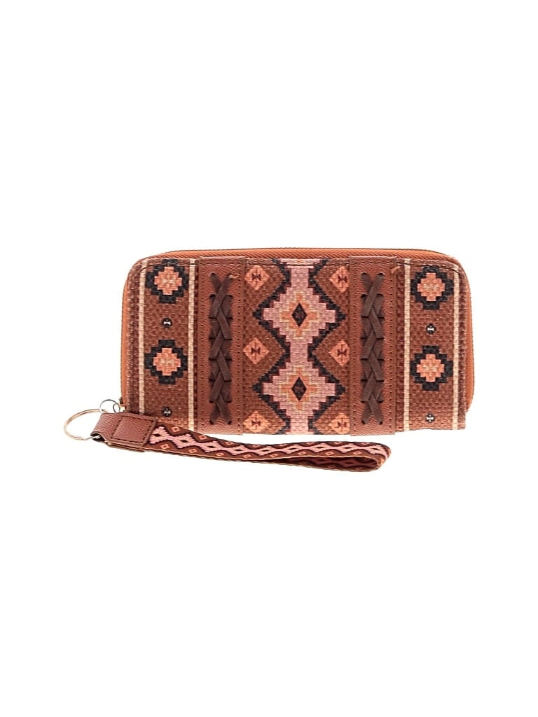 Pre-owned Unbranded Wristlet In Brown