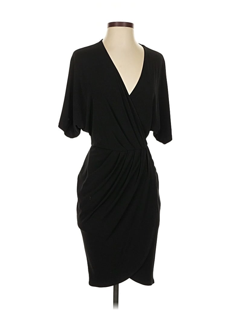 Pre-owned Asos Design Cocktail Dress In Black