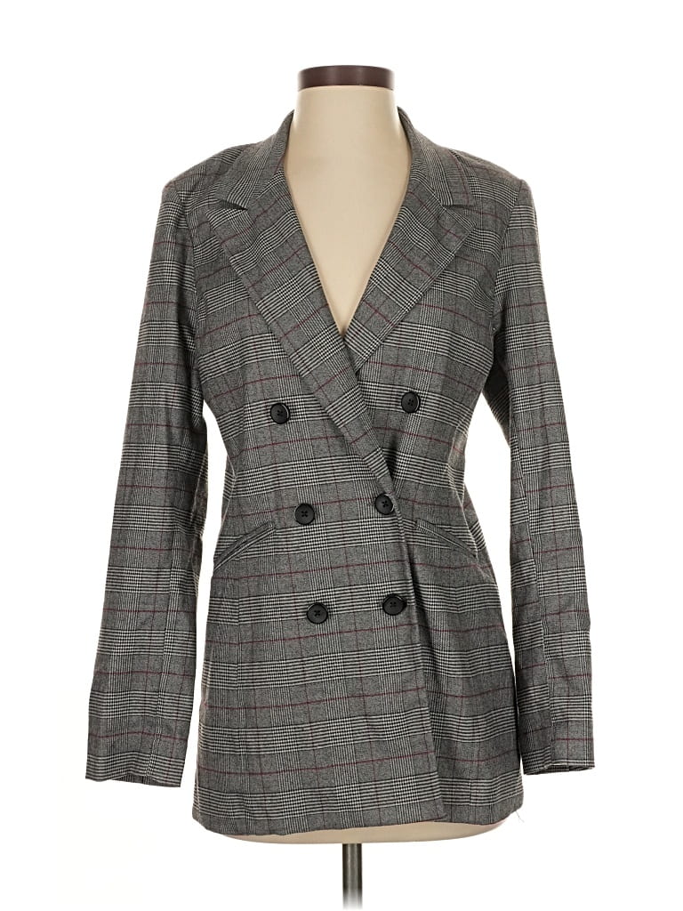 Pre-owned Level 99 Blazer Jacket In Gray