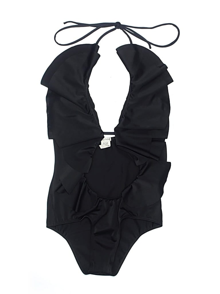 Pre-owned Shay Todd One Piece Swimsuit In Black