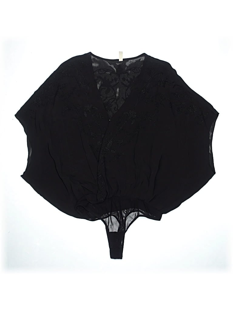 Pre-owned Intimately By Free People Bodysuit In Black