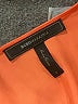 BCBGMAXAZRIA 100% Polyester Solid Orange Sleeveless Blouse Size S - photo 7