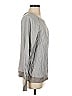 Go By Go Silk Gray Long Sleeve Blouse Size S - photo 4