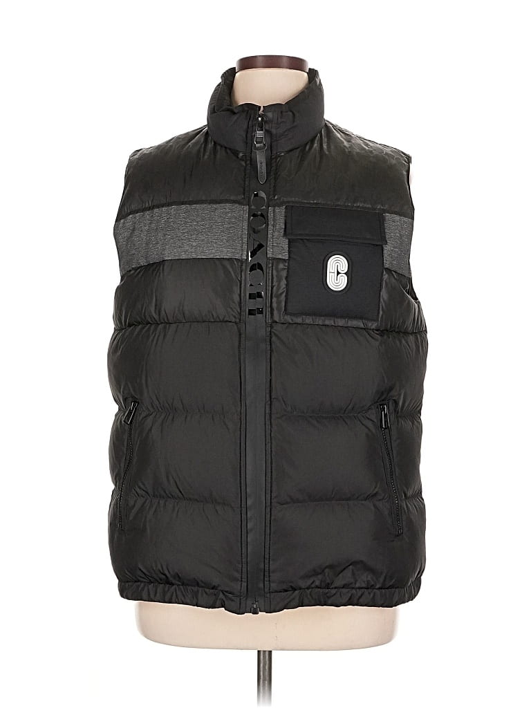 Pre-owned Coach Vest In Black