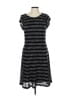 Sharagano Stripes Black Casual Dress Size 12 - photo 1