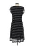 Sharagano Stripes Black Casual Dress Size 12 - photo 2