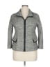 Lafayette 148 New York Tweed Gray Black Jacket Size 14 - photo 1