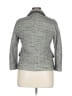Lafayette 148 New York Tweed Gray Black Jacket Size 14 - photo 2