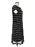 Sharagano Stripes Black Casual Dress Size 12 - photo 4