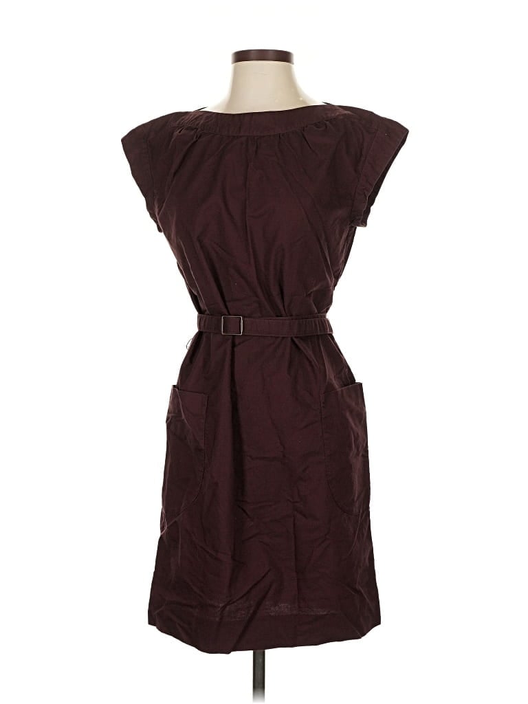 Pre-owned Apc Casual Dress In Burgundy