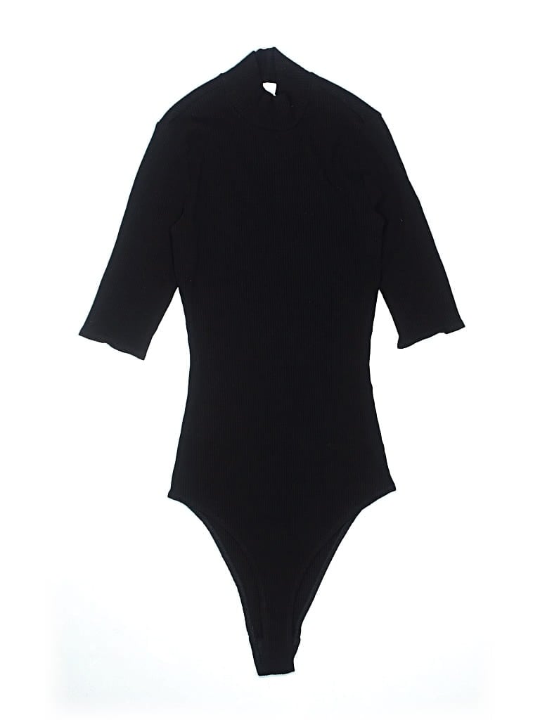 Pre-owned Reformation Bodysuit In Black