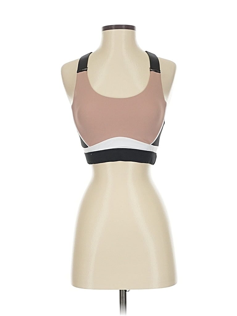 Pre-owned Allfenix Tank Top Brown Halter Neckline Tops