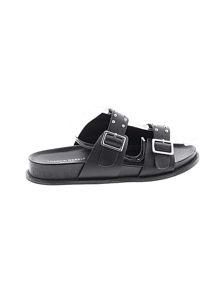 Pre-owned London Rebel Sandals In Black