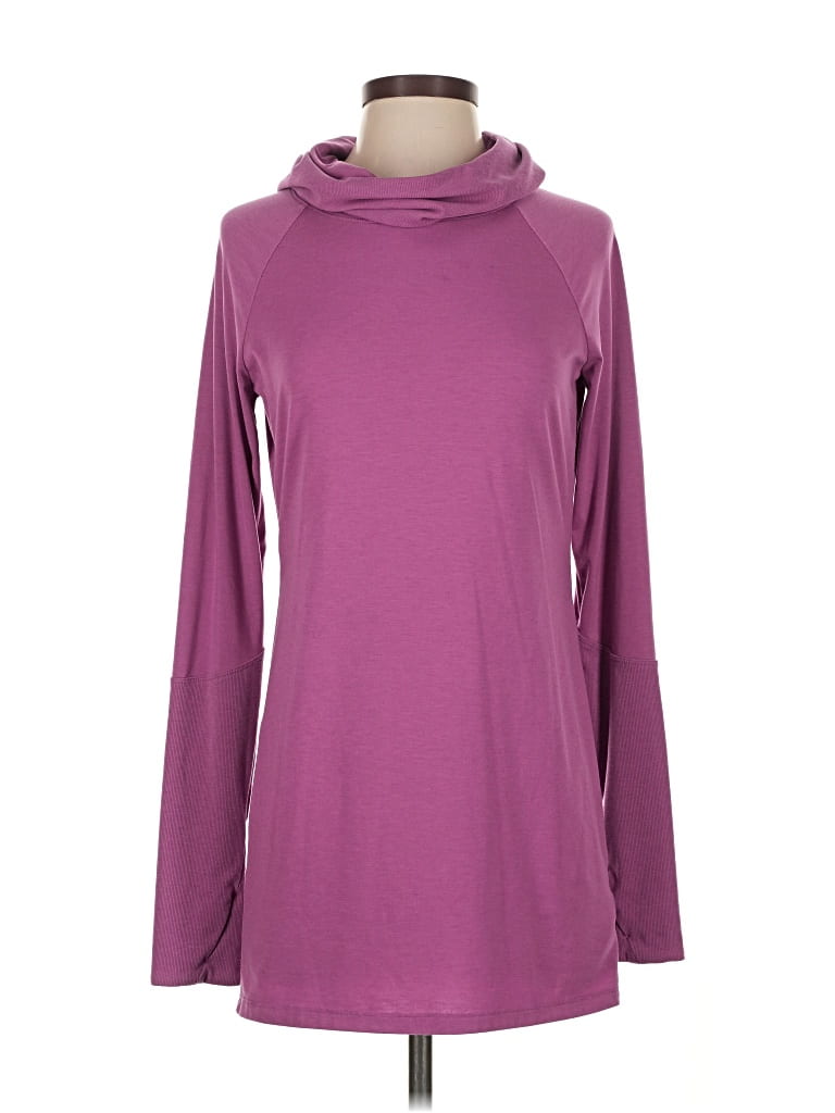 Pre-owned Athleta Turtleneck Sweater In Purple