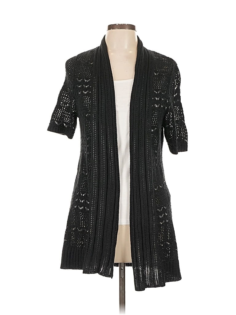 Pre-owned Merona Cardigan Sweater In Black