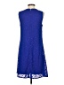 DKNY 100% Polyester Blue Casual Dress Size 4 - photo 2