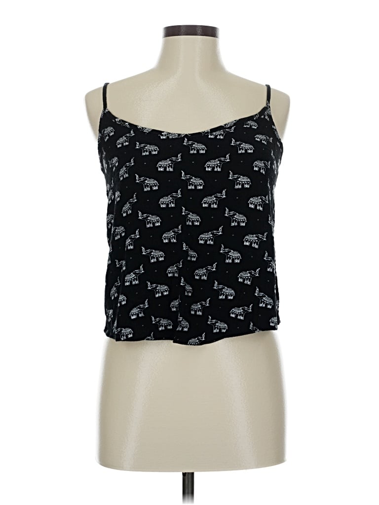 Pre-owned H&m Loves Coachella Sleeveless Blouse In Black