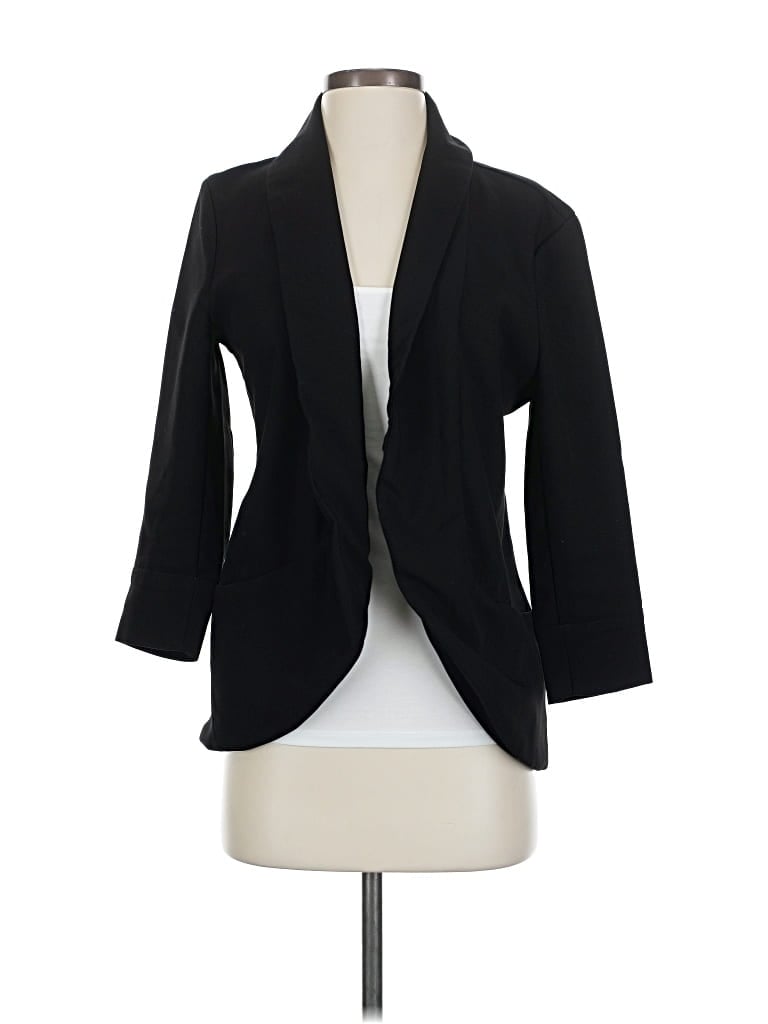 Pre-owned Harlowe & Graham Blazer Jacket In Black