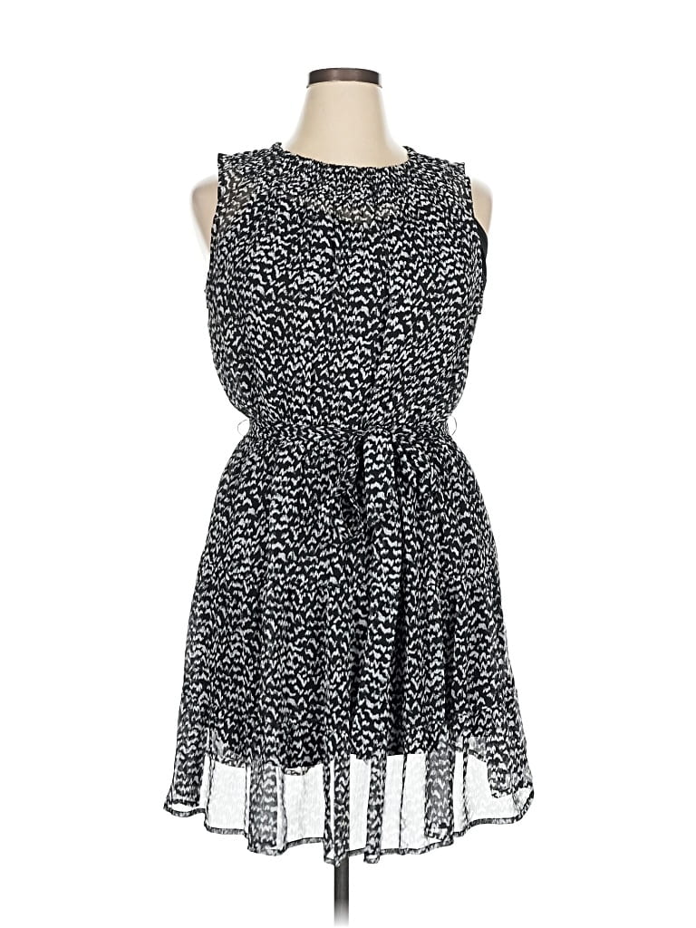 Pre-owned Simply Vera Vera Wang Casual Dress In Black